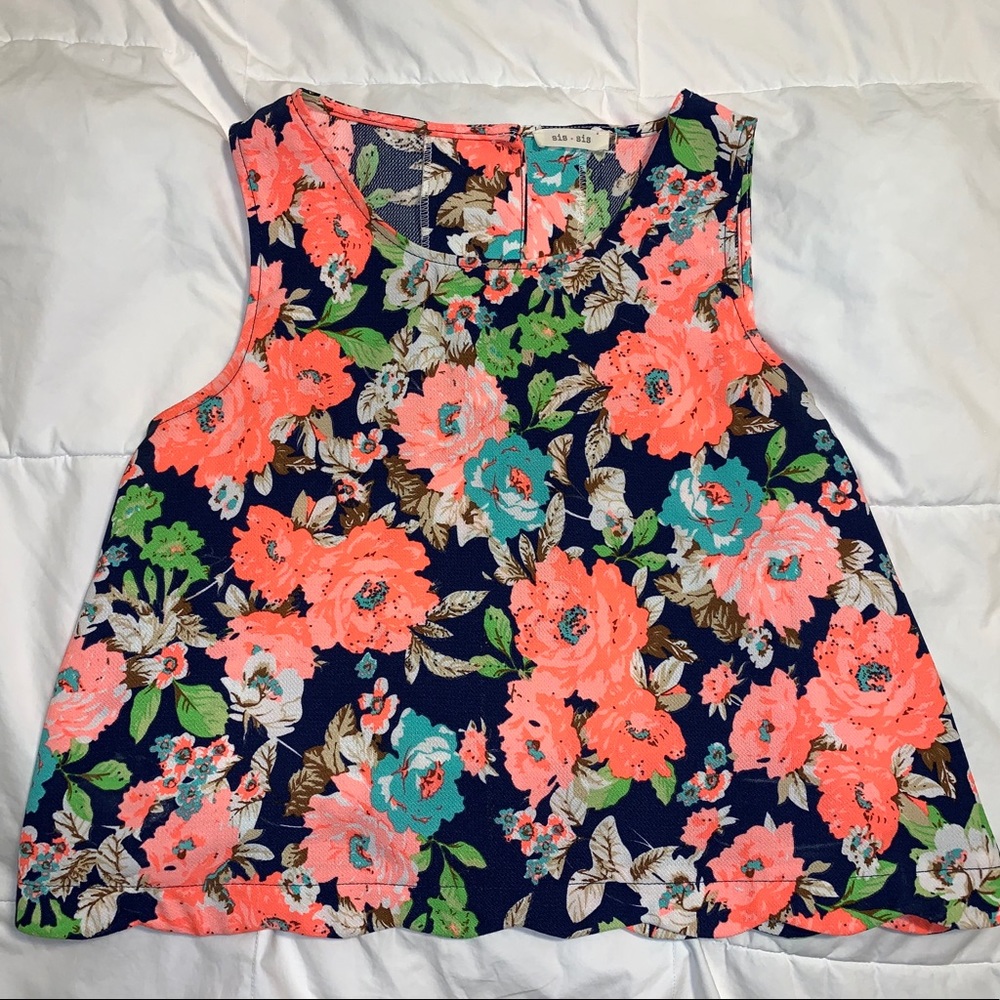 Floral Tank Top